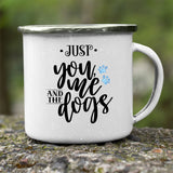 You Me And Dogs Camping Mug