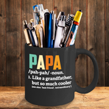 Coffee Mug Gift For Dad - Papa Is Much Cooler