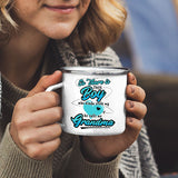 Boy Stole My Heart White Camping Mug