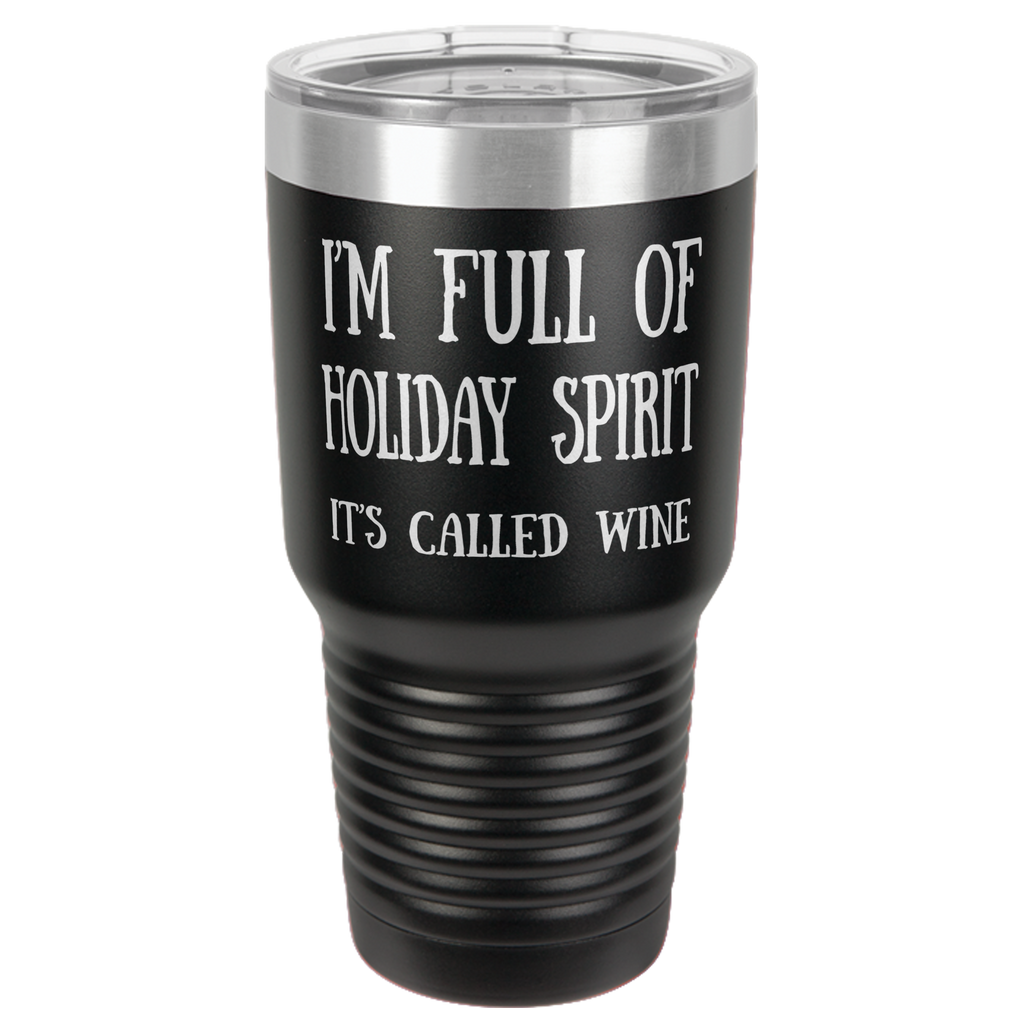 HOLIDAY WINE 30 OUNCE TUMBLER