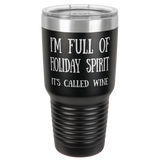 HOLIDAY WINE 30 OUNCE TUMBLER