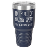 HOLIDAY WINE 30 OUNCE TUMBLER