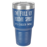 HOLIDAY WINE 30 OUNCE TUMBLER