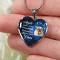 Angels don't always have wings sometimes they have paws luxury heart pendant necklace with engraving on the back option color silver Dog Breed is Bulldog