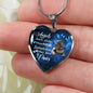 Angels don't always have wings sometimes they have paws luxury heart pendant necklace with engraving on the back option color silver Dog Breed is Pitbull