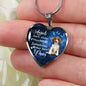 Angels don't always have wings sometimes they have paws luxury heart pendant necklace with engraving on the back option color silver Dog Breed is Beagle