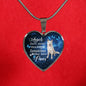 Angels don't always have wings sometimes they have paws luxury heart pendant necklace with engraving on the back option color silver Dog Breed is Husky