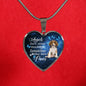 Angels don't always have wings sometimes they have paws luxury heart pendant necklace with engraving on the back option color silver Dog Breed is Beagle