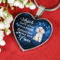 Angels don't always have wings sometimes they have paws luxury heart pendant necklace with engraving on the back option color silver Dog Breed is Poodle