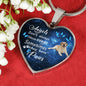 Angels don't always have wings sometimes they have paws luxury heart pendant necklace with engraving on the back option color silver Dog Breed is Golden Retriever
