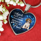 Angels don't always have wings sometimes they have paws luxury heart pendant necklace with engraving on the back option color silver Dog Breed is Beagle