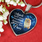 Angels don't always have wings sometimes they have paws luxury heart pendant necklace with engraving on the back option color silver Dog Breed is Pomeranian