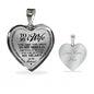 BEST OF MY HEART FOR MY WIFE LUXURY HEART NECKLACE