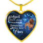 Angels don't always have wings sometimes they have paws luxury heart pendant necklace with engraving on the back option color gold Dog Breed is Dauchshund