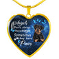 Angels don't always have wings sometimes they have paws luxury heart pendant necklace with engraving on the back option color silver Dog Breed is Rottweiler