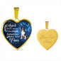 Angels don't always have wings sometimes they have paws luxury heart pendant necklace with engraving on the back option color silver Dog Breed is a Border Collie