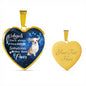 Angels don't always have wings sometimes they have paws luxury heart pendant necklace with engraving on the back option color silver Dog Breed is Chihuahua