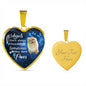 Angels don't always have wings sometimes they have paws luxury heart pendant necklace with engraving on the back option color silver Dog Breed is Pomeranian