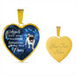 Angels don't always have wings sometimes they have paws luxury heart pendant necklace with engraving on the back option color gold Dog Breed is Pug