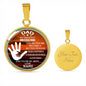 DAD YOU'RE MY HERO LUXURY CIRCLE NECKLACE