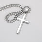 Personalized Cross- Ball Chain with MC