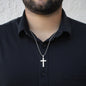 Personalized Cross- Ball Chain with MC