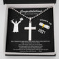 Graduation Gift For Son From Dad - Personalized Engraved Cross