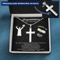 Graduation Gift For Son From Dad - Personalized Engraved Cross