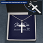 Ball Chain Cross necklace