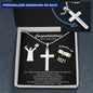 Graduation Gift For Son From Dad - Personalized Engraved Cross