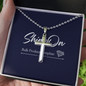 Ball Chain Cross necklace