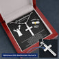 Graduation Gift For Son From Dad - Personalized Engraved Cross
