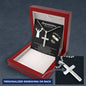 Graduation Gift For Son From Dad - Personalized Engraved Cross