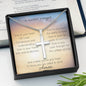 Gift For Nurse - Personalized Cross Necklace - A Nurse's Prayer
