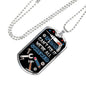 IF DAD CAN'T FIX IT LUXURY MILITARY STYLE DOG TAG FOR THE PERFECT FATHERS DAY GIFT COLOR SILVER