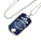 The perfect Men's Dog Tag Necklace Gift. "Wander Often, Wander Always" , Can be personalized. Shatterproof liquid glass coating. Silver, Gold finish. Necklace: 24", Dog Tag: 1.1"x2"