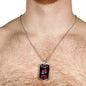 Trucker Dad Gift - Dog Tag Necklace - Father and Son