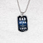 FATHER'S DAY LUXURY DOG TAG NECKLACE