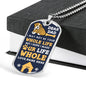 DEAR DOG DAD YOU ARE MY WHOLE LIFE CUSTOMIZABLE WITH DOGS NAME  LUXURY DOG TAG COLOR SILVER WITH FREE GIFT BOX