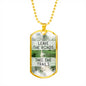 The perfect Men's Dog Tag Necklace Gift. " Leave the roads, Take the trails ", Can be personalized. Shatterproof liquid glass coating. Silver, Gold finish. Necklace: 24", Dog Tag: 1.1"x2"