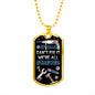 IF DAD CAN'T FIX IT LUXURY MILITARY STYLE DOG TAG FOR THE PERFECT FATHERS DAY GIFT COLOR GOLD