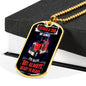 Trucker Dad Gift - Dog Tag Necklace - Father and Son