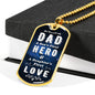 FATHER'S DAY LUXURY DOG TAG NECKLACE