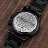 Gift For Him - Engraved Watch - You Complete Me