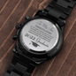 Graduation Gift For Son - To My Son Engraved Chronograph Watch