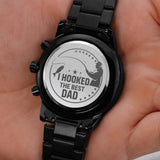 Engraved Watch Gift For Biker Dude Dad From Daughter, Son