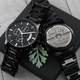 Personalized Custom Watch Groomsmen - Time To Suit Up