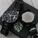 Engraved Watch Gift For Husband Gift From Wife - My Soulmate, My Everything