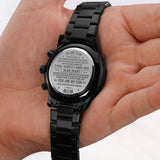 Engraved Watch For Son Gift From Mom- I'm So Proud Of You