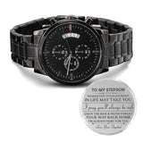 Engraved Watch For Stepson From Stepdad - I'll Always Be Here For You